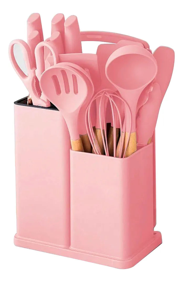 Set De Utensilios De Cocina 19 Piezas