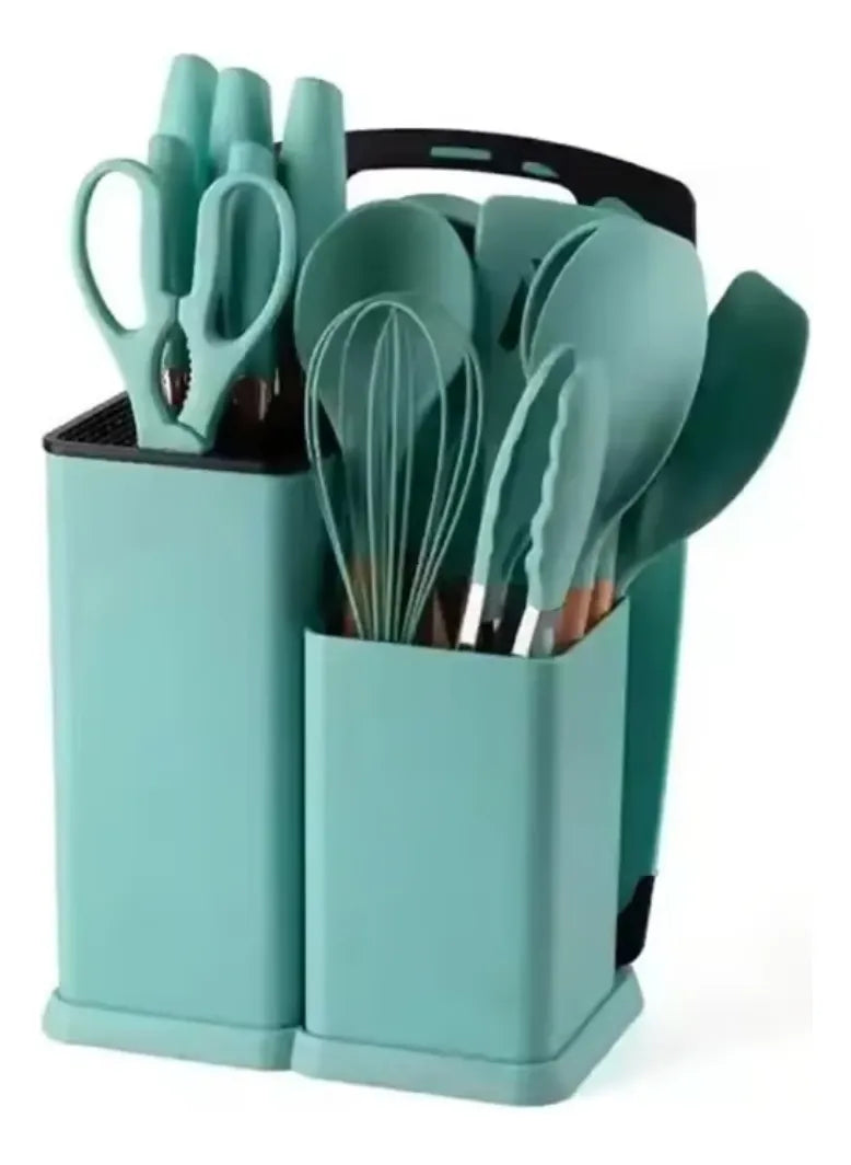 Set De Utensilios De Cocina 19 Piezas
